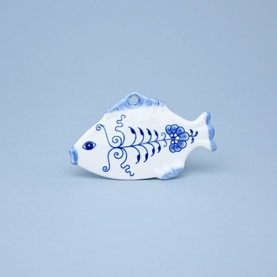 Christmas decoration - Fish 11 cm, Original Blue Onion Pattern