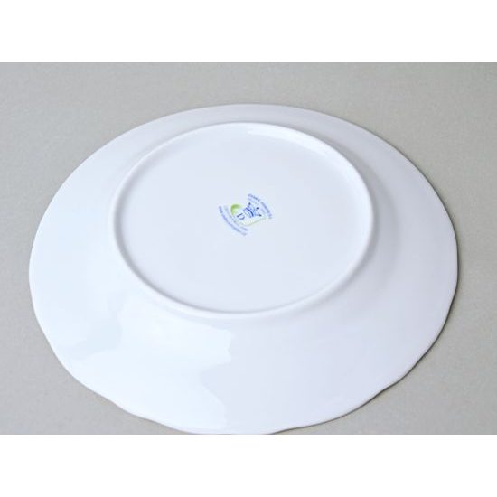Talíř dezertní 19 cm, zlatý Cibulák, Český porcelán z Dubí