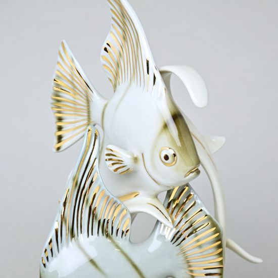 RYBY Skaláry 15,5 x 9,5 x 25,5 cm, Luxor, Porcelánové figurky Duchcov