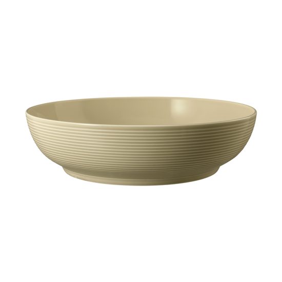 Beat sand-beige color glaze: Bowl 25 cm, Seltmann porcelain