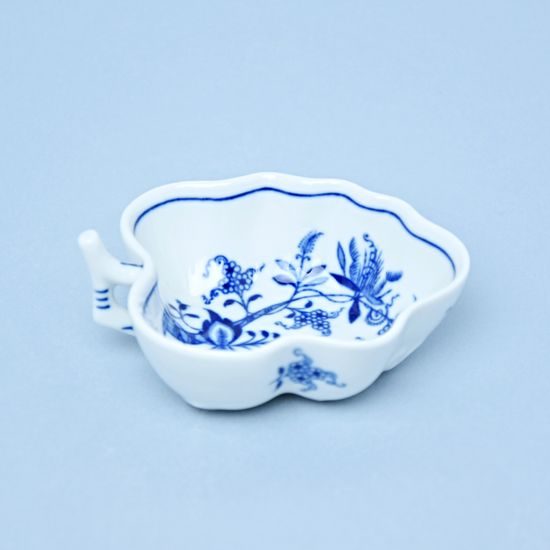 Leaf sugar bowl 10,8 cm, Original Blue Onion Pattern