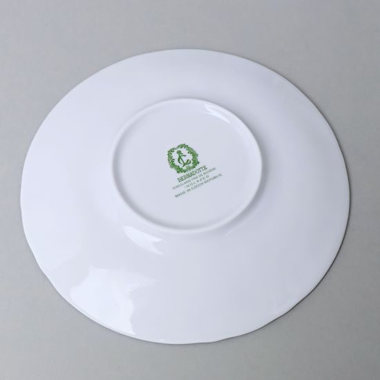 Podšálek 17,5 cm, Thun 1794, karlovarský porcelán, BERNADOTTE kytička