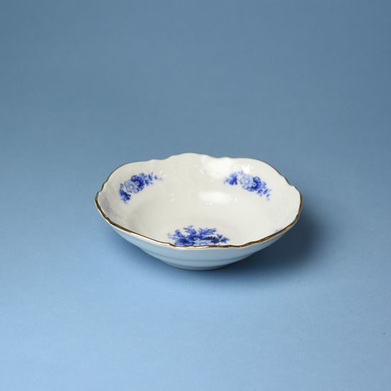 Miska 13 cm, Thun 1794, karlovarský porcelán, BERNADOTTE modrá růže