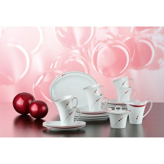 Coffee set for 6 persons (20 pcs), Mirage 22539, Seltmann Porcelain