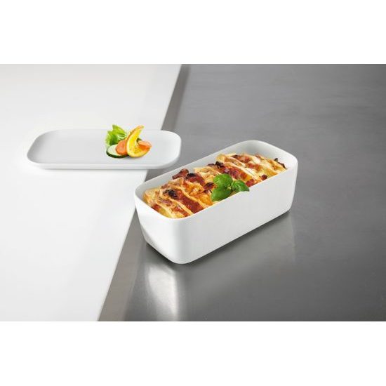 Mísa zapékací s víkem 24 x 12 x 8 cm, NO LIMITS, porcelán Seltmann