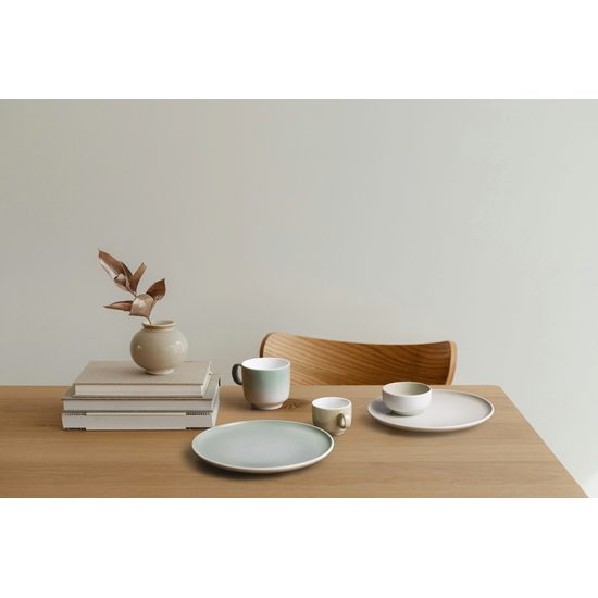 Podšálek kombinovatelný 16 cm, Sento AURA home - máta, porcelán Seltmann