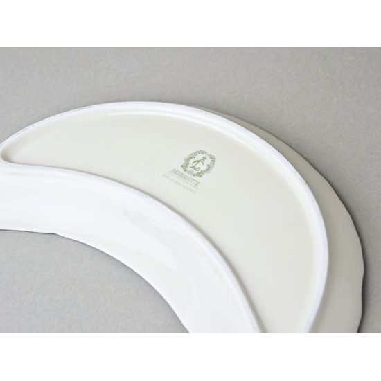 Miska na kosti 22 cm, Thun 1794, karlovarský porcelán, BERNADOTTE IVORY pomněnka