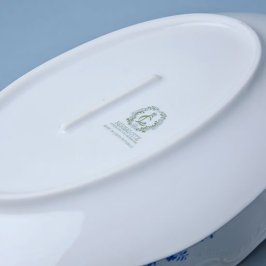 Sauce boat 0,5 l, Thun 1794 Carlsbad porcelain, BERNADOTTE blue rose