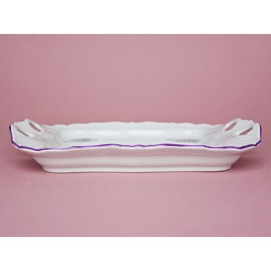 Platter Aida square 30 x 25 cm, Violet, Cesky porcelan a.s.