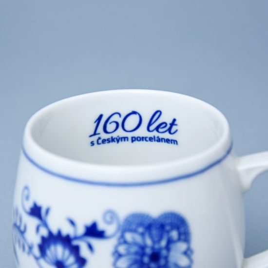 Hrnek Baňák 300 ml, Výroční - 160 let, Cibulák, originální z Dubí