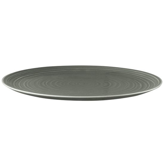 Terra PEARL GREY: Plate club / bowl flat round 31 cm, Seltmann porcelain