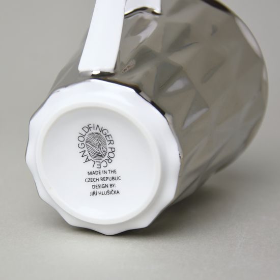 Mug 250 ml, Diamond Platinum, Goldfinger porcelain