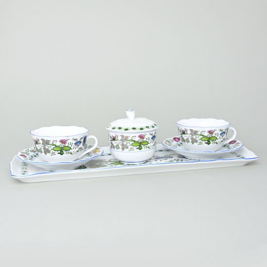 Friendly Tea set for 2 pers., COLOURED ONION PATTERN