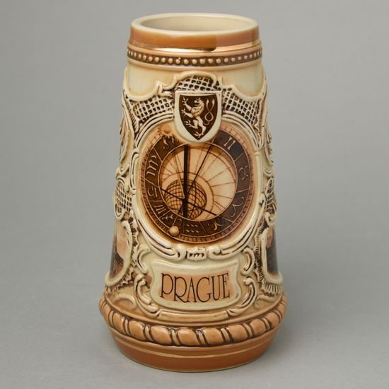Korbel Prague 620 ml, tvar Mnichov, keramika Bechyně