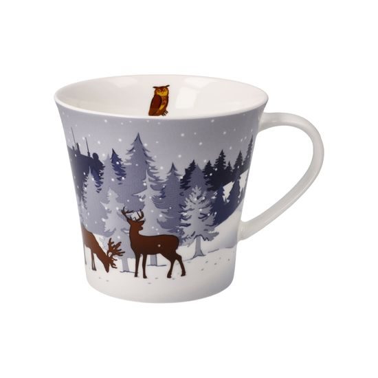 Mug 0,35 l Winter woods 13 / 10 / 9,5, fine bone china, Goebel