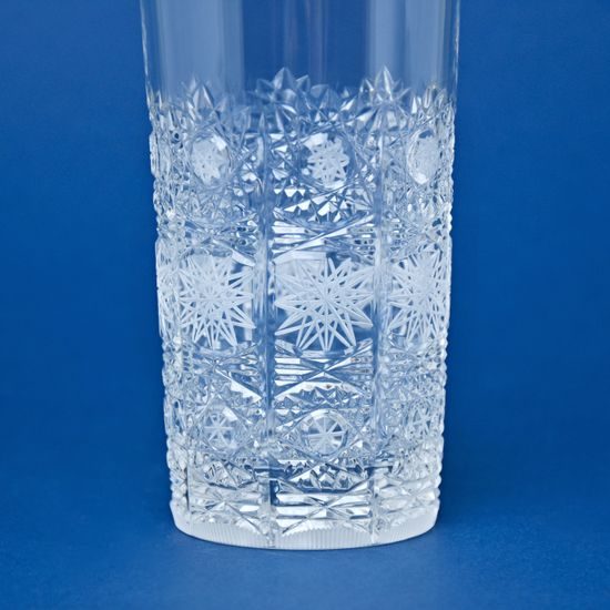 Glass Laura for water / long drink, 350 ml, Cut 500PK in decor, Crystal Bohemia