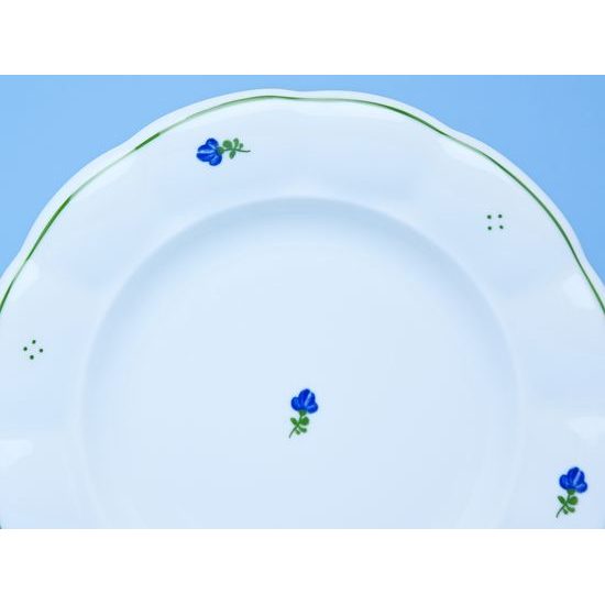 Plate dessert 19 cm, Benedikt blue flowers, G. Benedikt 1882