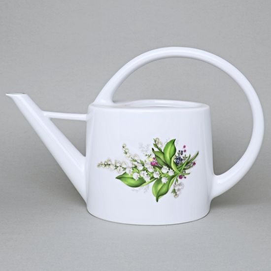 Garden pot 2 l, Lily of the valley decor, Český porcelán a.s.