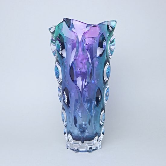 Váza SAMBA Dark Gradient 30,5 cm, Bohemia Treasury