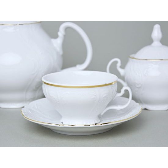 Tea pot 1,2 l, Thun 1794, karlovarský porcelán, BERNADOTTE gold