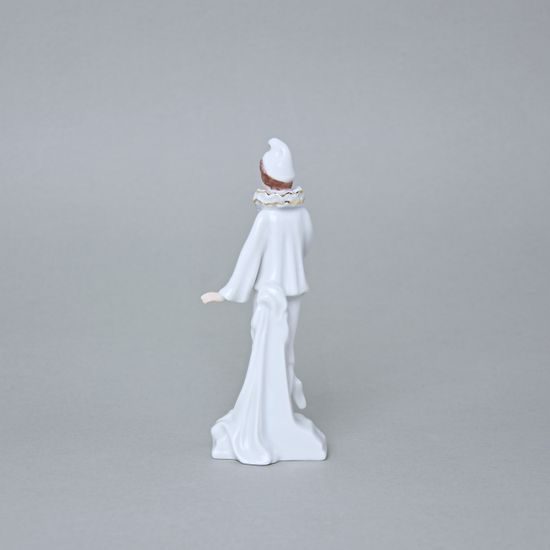 Pierrot 14 x 5 x 5,3 cm, White + Gold, Royal Dux Bohemia