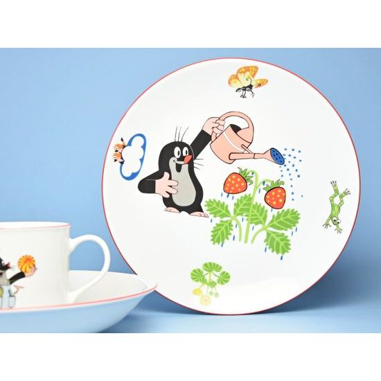 Children's set "Mole the Gardener" 3 pcs., Thun 1794 Carlsbad porcelain