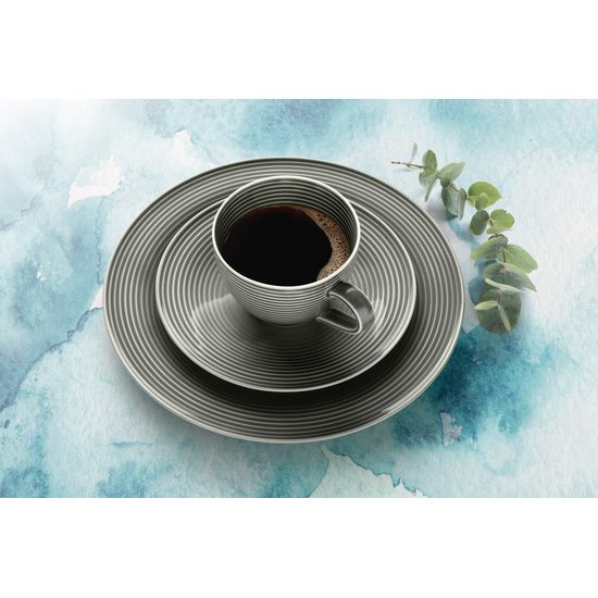 Beat perleťová šedá: Šálek 260 ml, porcelán Seltmann