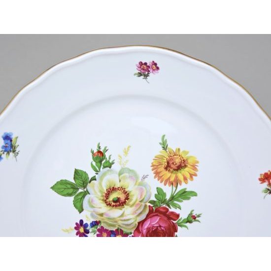 Plate dining 26 cm, gold line, Harmonie, Cesky porcelan a.s.