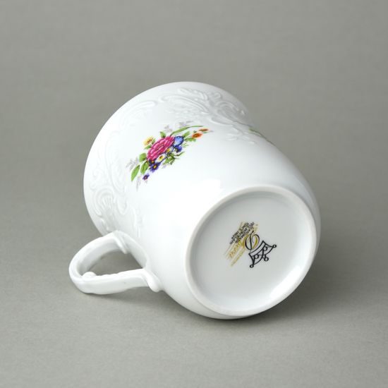 Hrnek 360 ml Opera, pestré květy, Český porcelán a.s.