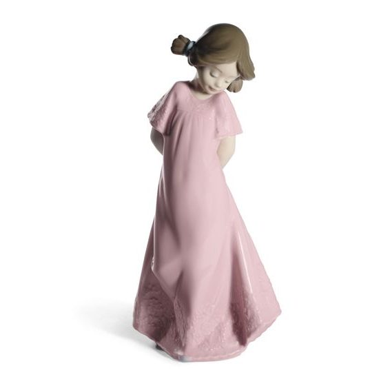 Girl in pink, 20,5 cm, NAO porcelain figures