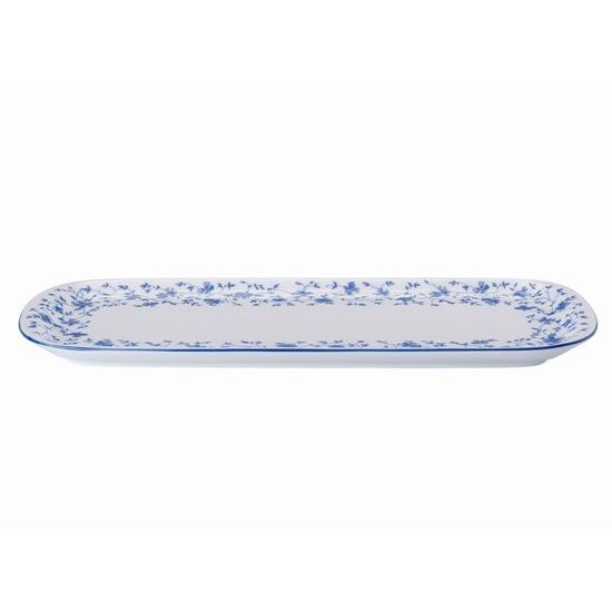 Tray 35 cm, FORM Sugar 1382 Blaublüten, Arzberg porcelain