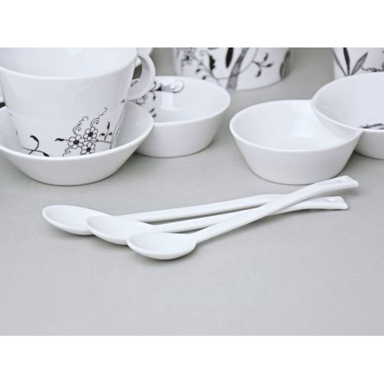 Bohemia black: Kávová sada pro 6 osob, design Jiří Pelcl, černý cibulák, Český porcelán a.s.