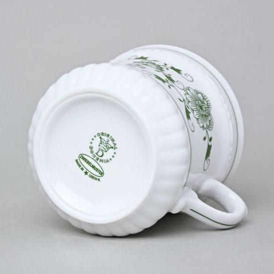 Mug 370 ml, Green Onion Pattern, Cesky porcelan a.s.