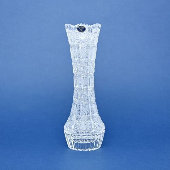 Křišťálová váza broušená, 500PK, 280 mm, Crystal BOHEMIA