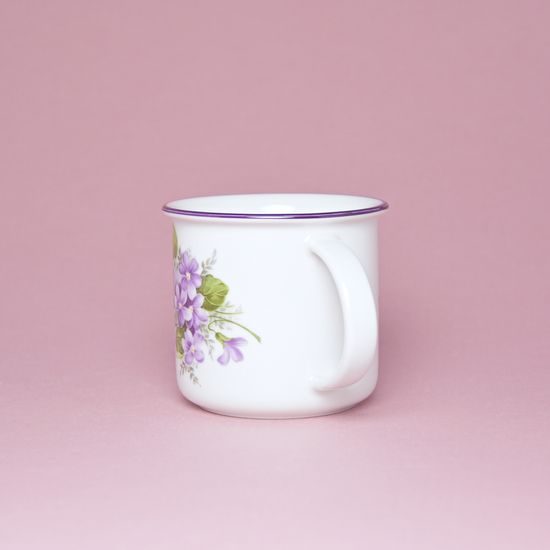 Mug Tina middle 240 ml, Violet, Český porcelán a.s.