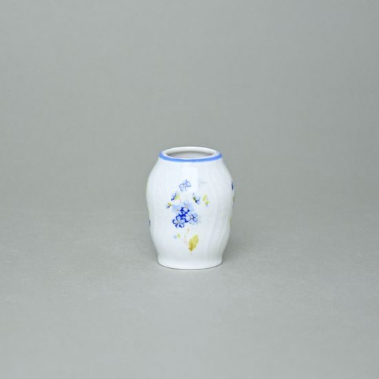 Dose for toothpicks, Thun 1794 Carlsbad porcelain, BERNADOTTE Forget-me-not-flower