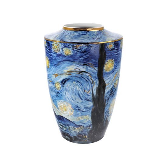 Váza Hvězdná noc, 16 / 16 / 24 cm, porcelán, V. van Gogh, Goebel