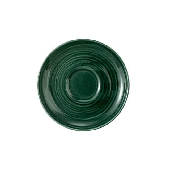 Terra MOSS GREEN: Čajový podšálek 13,5 cm, porcelán Seltmann
