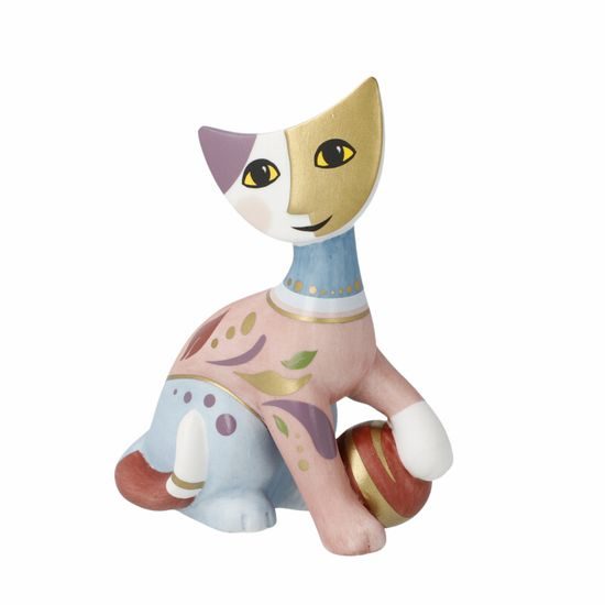 Figurine R. Wachtmeister - Cat Maris, 7 / 3,5 / 9 cm, Porcelain, Cats Goebel