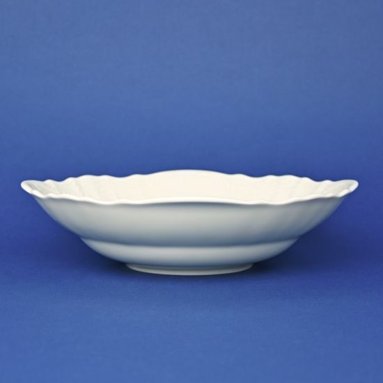 Bowl deep 25 cm, Thun 1794 Carlsbad porcelain, BERNADOTTE ivory