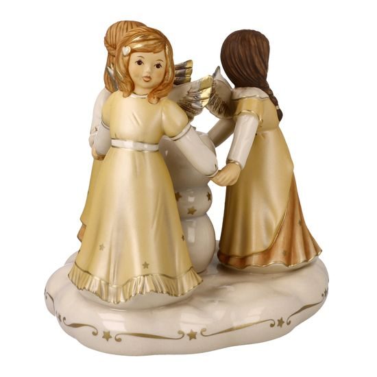 Angels Heavenly Circle Dance 19 / 19 / 17,5 cm, stoneware, Goebel