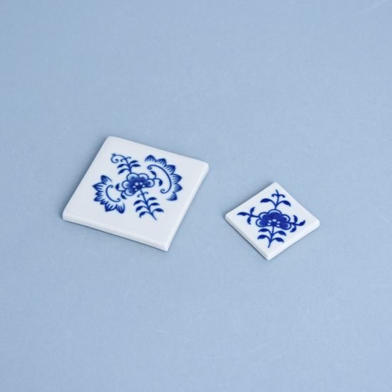 Magnet 5 x 5 cm, Original Blue Onion Pattern