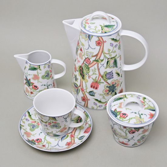 Coffee set for 6 persons, Thun 1794 Carlsbad porcelain, TOM 30005