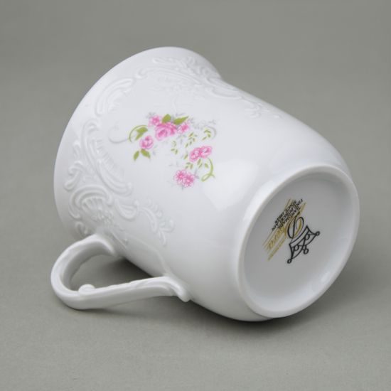 Hrnek růžový 360 ml Opera, dekor Radka, Český porcelán a.s.