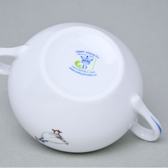 Sugar bowl with handles 0,3 l, Cesky porcelan a.s., Goose