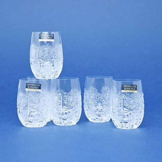 Set of Crystal Hand Cut Liqueur Glasses, 50 ml, Crystal BOHEMIA