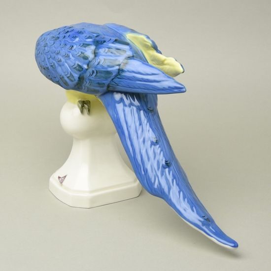 Papoušek 39 x 21 cm, Luxor, Porcelánové figurky Duchcov (2.j.)