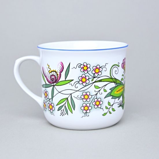 Mug "Warmer" 650 ml, COLOURED ONION PATTERN