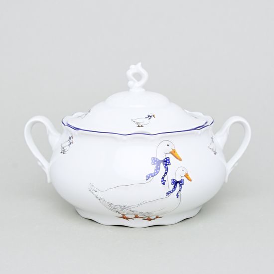 Constance Goose, Soup tureen 2,3 l, Thun 1794, Carlsbad porcelain