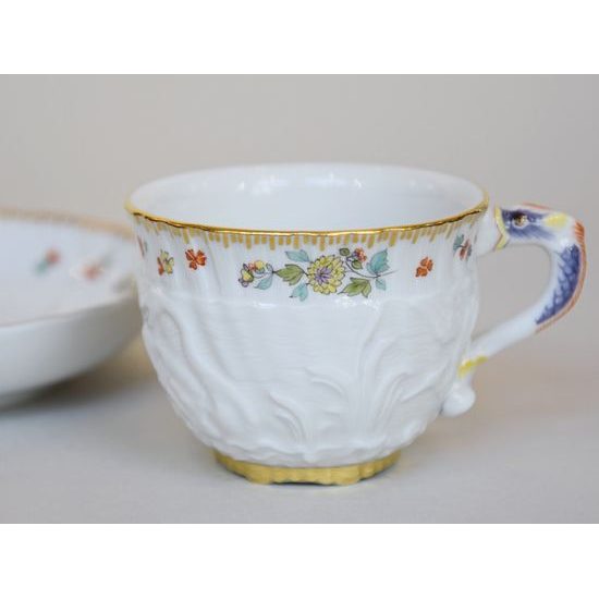 Cup 100 ml and saucer 11,5 cm, Meissen Porcelain